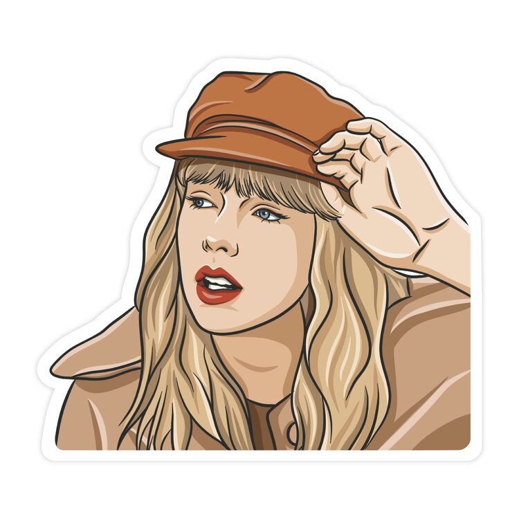 Taylor Red Sticker