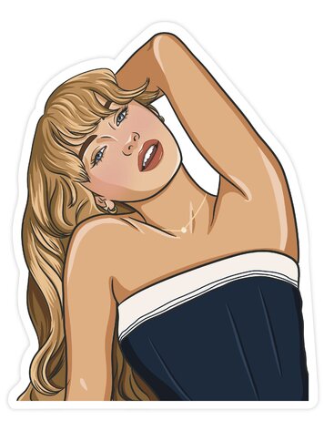 Sabrina Espresso Sticker