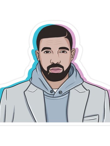 Drake Pop Culture Sticker