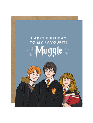 Happy Birthday Muggle Card