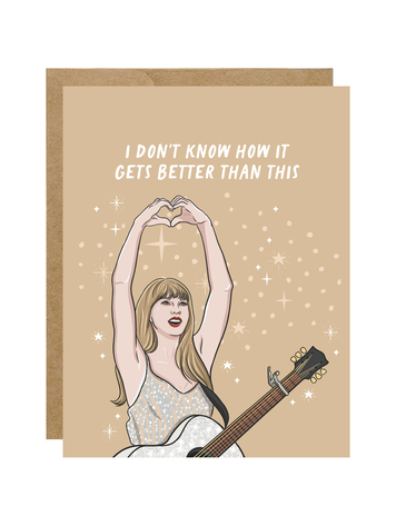 Taylor Fearless Get's Better Than This Card