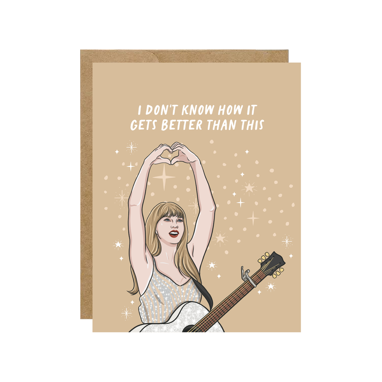 Taylor Fearless Get's Better Than This Card