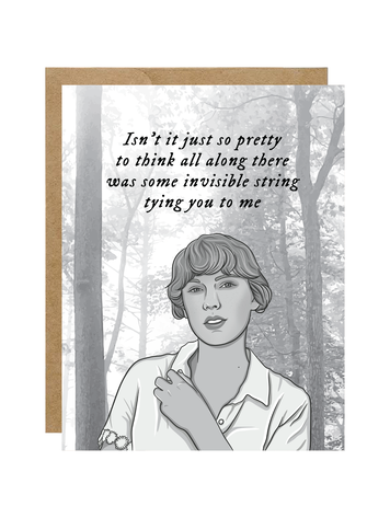 Taylor Folklore Invisible String Card