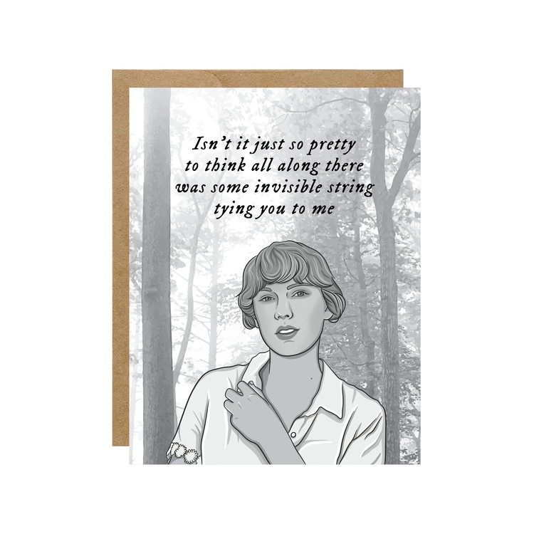 Taylor Folklore Invisible String Card