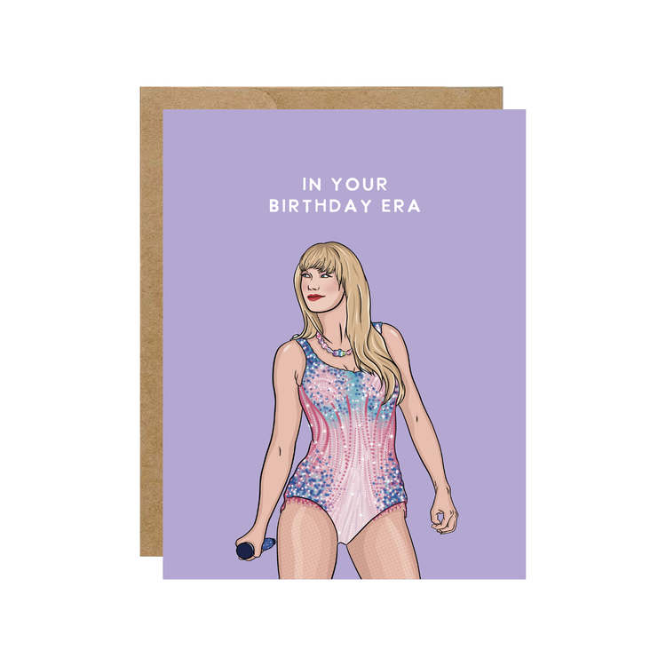 Taylor In Your Birthday Era Card
