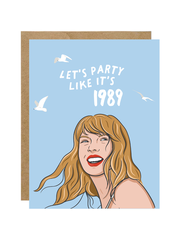 Taylor Let's Party Like It's 1989 Card