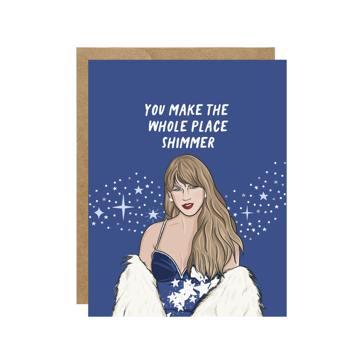 Taylor Midnights Whole Place Shimmer Card