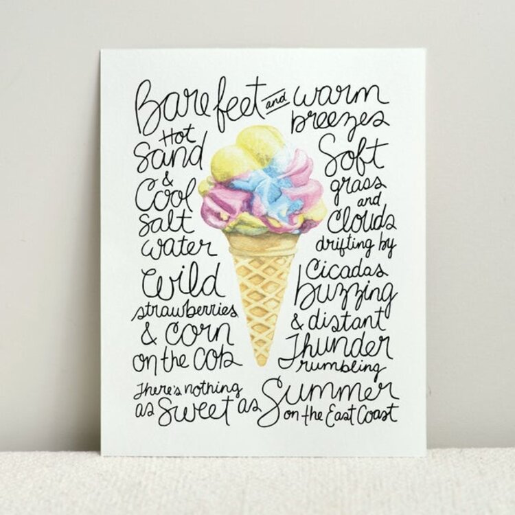 Moon Mist East Coast Summer Print 8x10