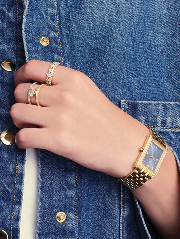 Gold with Clear Livingo Ring