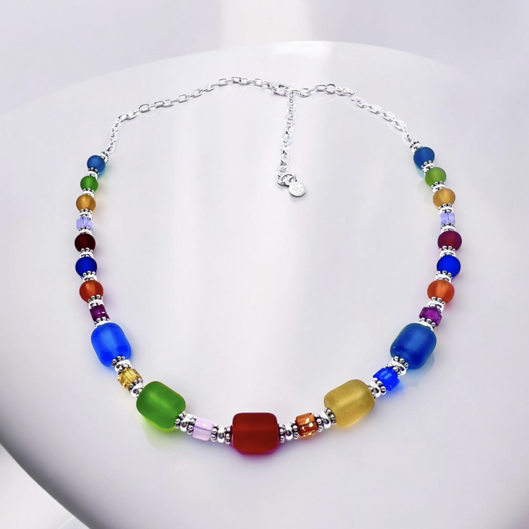 Jelly Bling Row Necklace