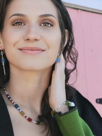 Jelly Bling Row Necklace