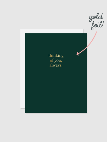 Thinking of You, Always Holographic Foil Card