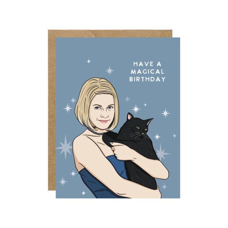 Sabrina Witchy Magical Birthday Card