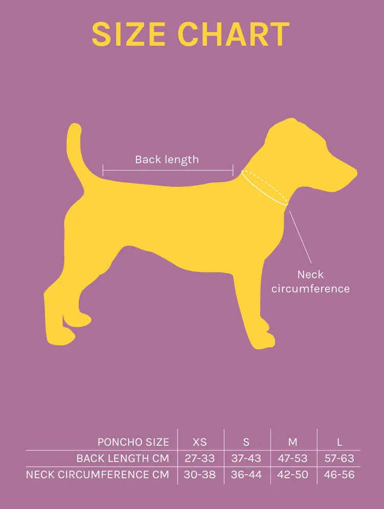 Japanese Blossom Dog Poncho