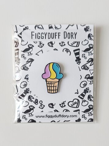 Moon Mist Enamel Pin