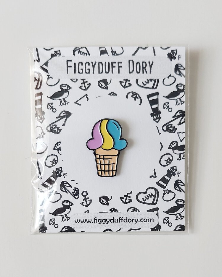 Moon Mist Enamel Pin