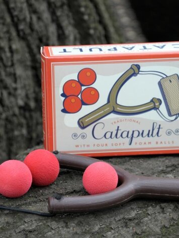 Catapult Toy With 4 Foam Balls