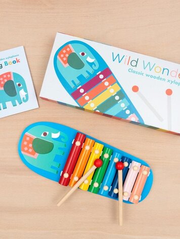 Children's Xylophone With Song Book - Wild Wonders
