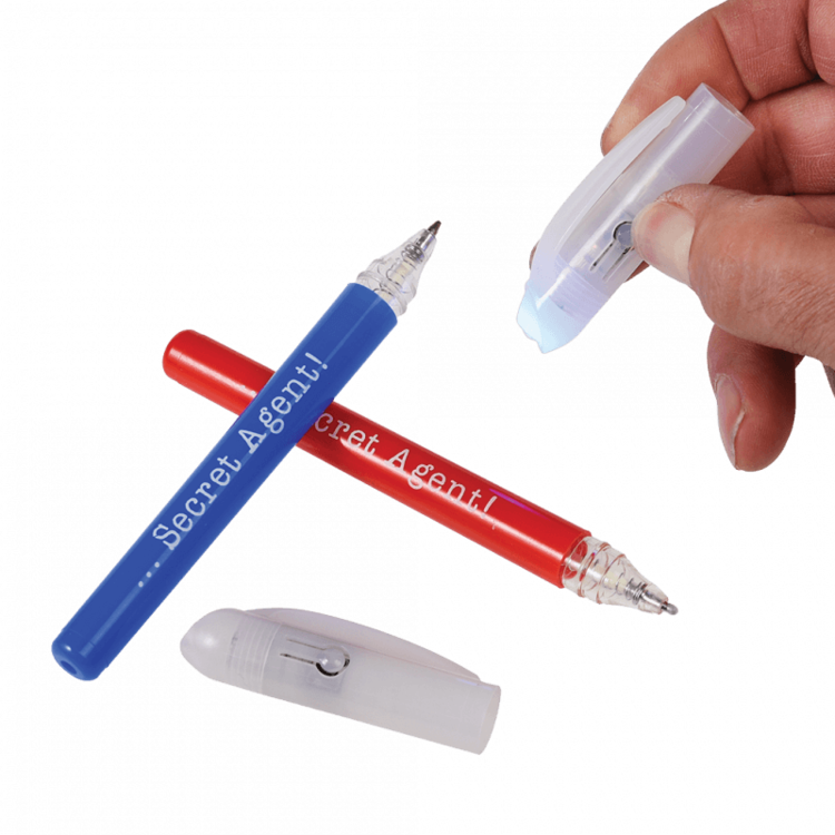 Secret Agent Invisible Ink Spy Pens (Set Of 2)