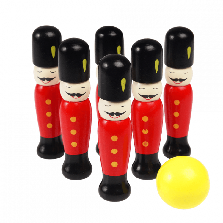 Soldier Skittles Wooden Toy