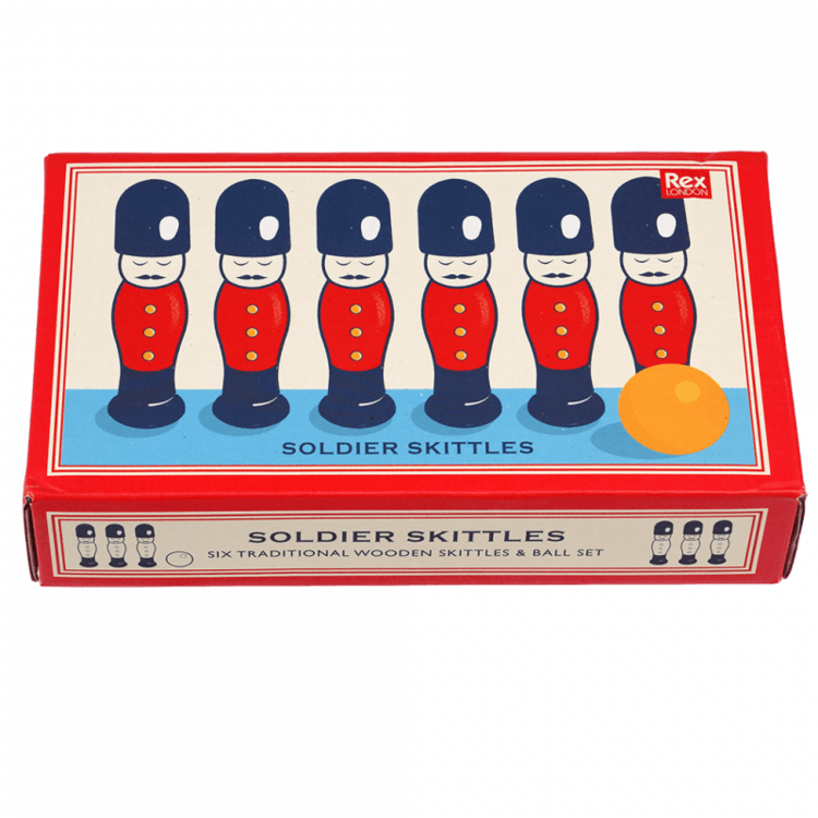 Soldier Skittles Wooden Toy