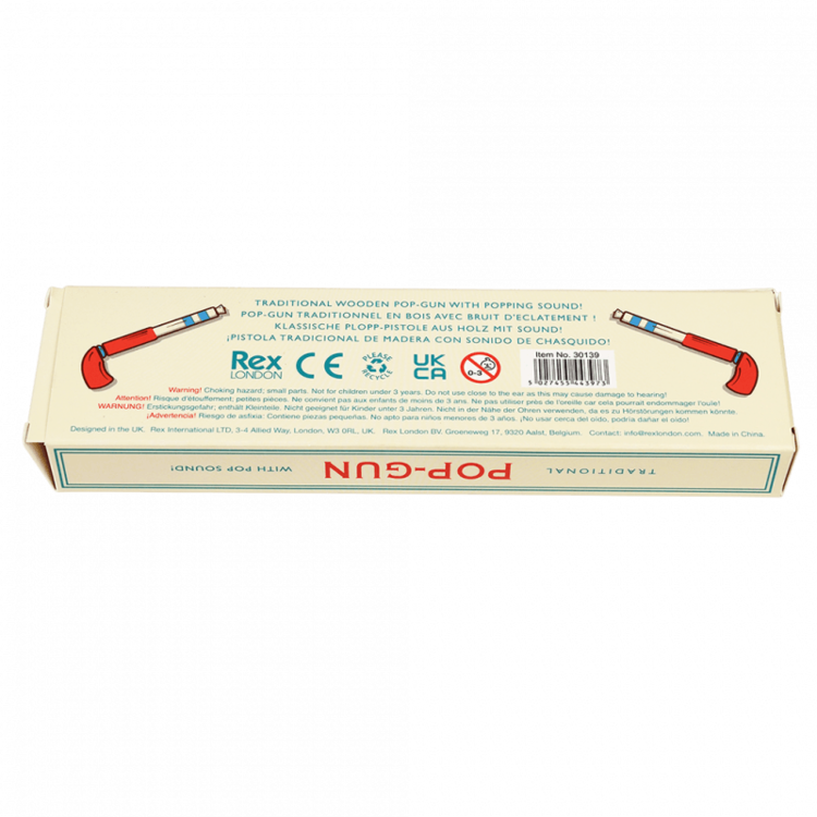 Traditional Wooden Pop-Gun