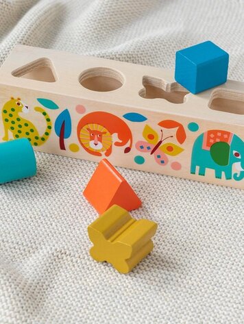 Wooden Shape Sorter - Wild Wonders