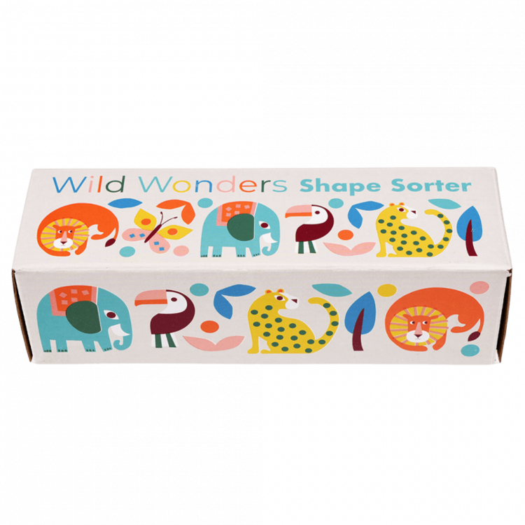 Wooden Shape Sorter - Wild Wonders