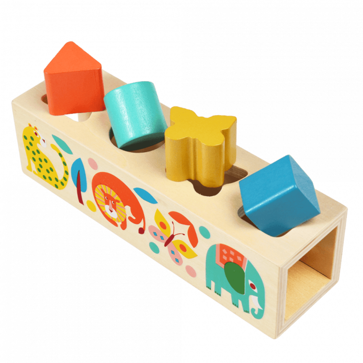 Wooden Shape Sorter - Wild Wonders