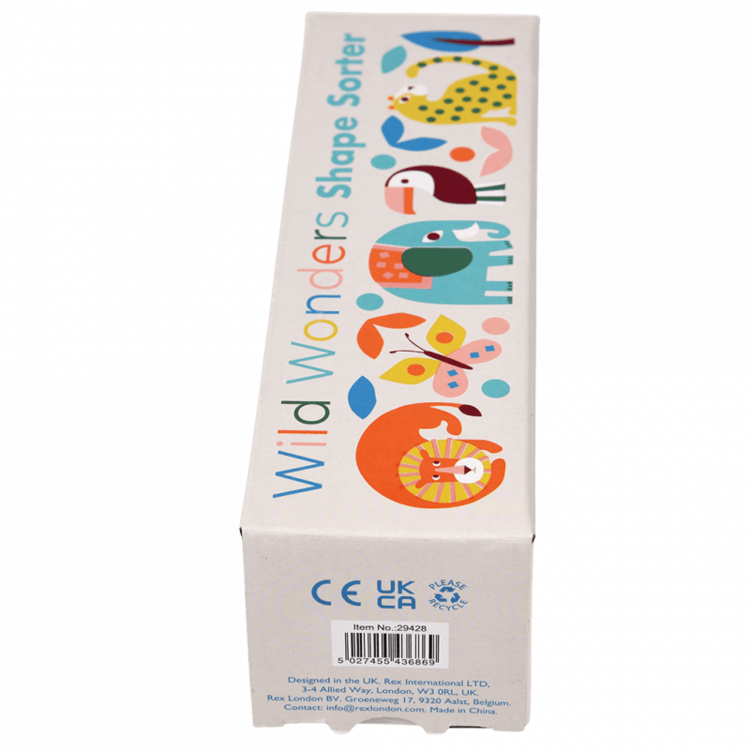 Wooden Shape Sorter - Wild Wonders