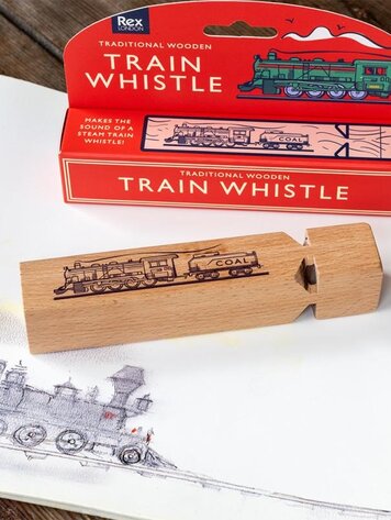 Traditional Wooden Train Whistle