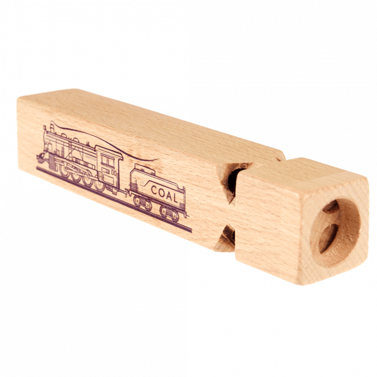 Traditional Wooden Train Whistle
