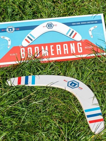 Wooden Boomerang - Wild Bear