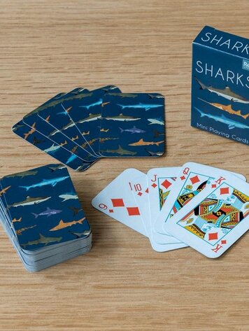 Mini Playing Cards - Sharks