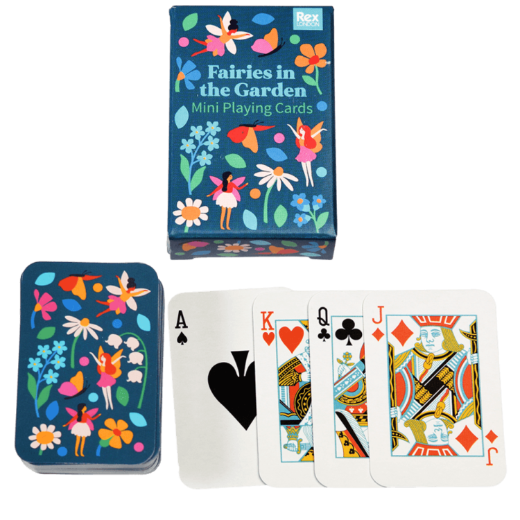Mini Playing Cards - Fairies In The Garden