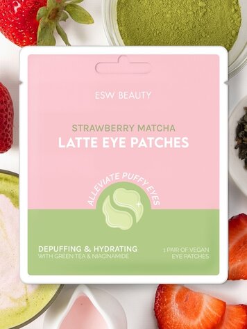 Strawberry Matcha Latte Depuffing & Hydrating Eye Patches