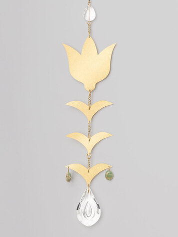 Blooming Flower & Aqua Terra Suncatcher