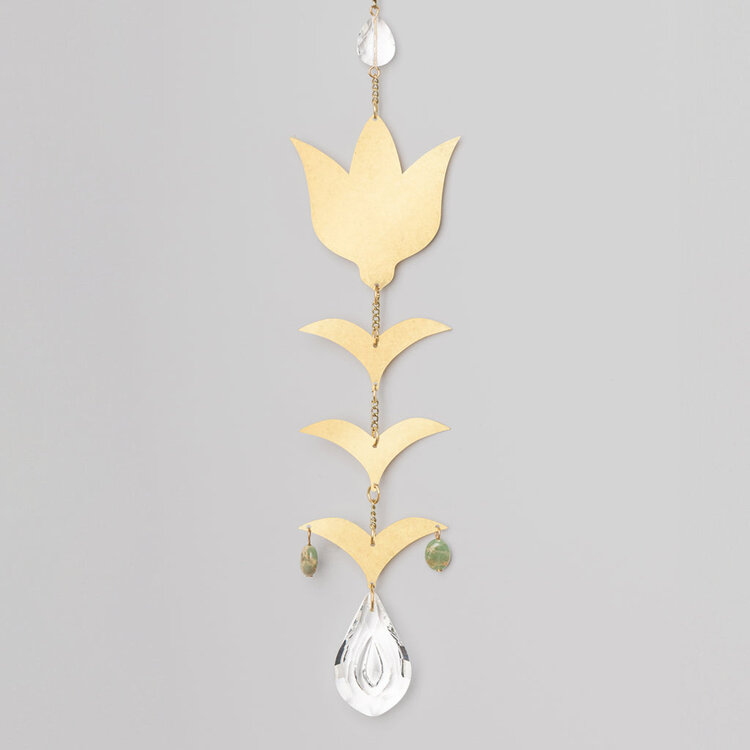 Blooming Flower & Aqua Terra Suncatcher