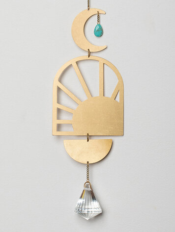 Sunshine & Turquoise Suncatcher