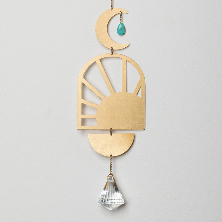 Sunshine & Turquoise Suncatcher