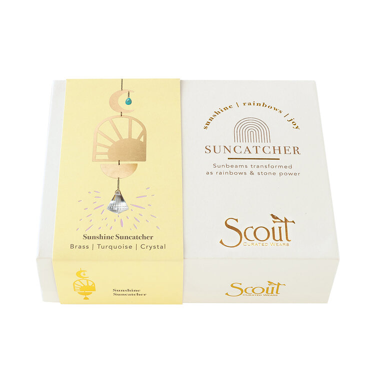 Sunshine & Turquoise Suncatcher