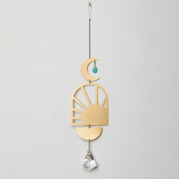 Sunshine & Turquoise Suncatcher