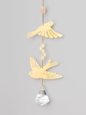 Bird & Sunstone Suncatcher