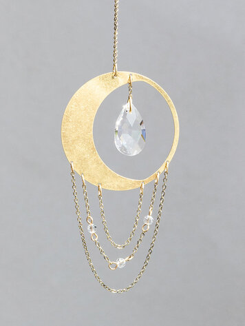 Crescent Moon & Balance Mini Suncatcher