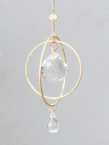 Lotus & Strength Mini Suncatcher