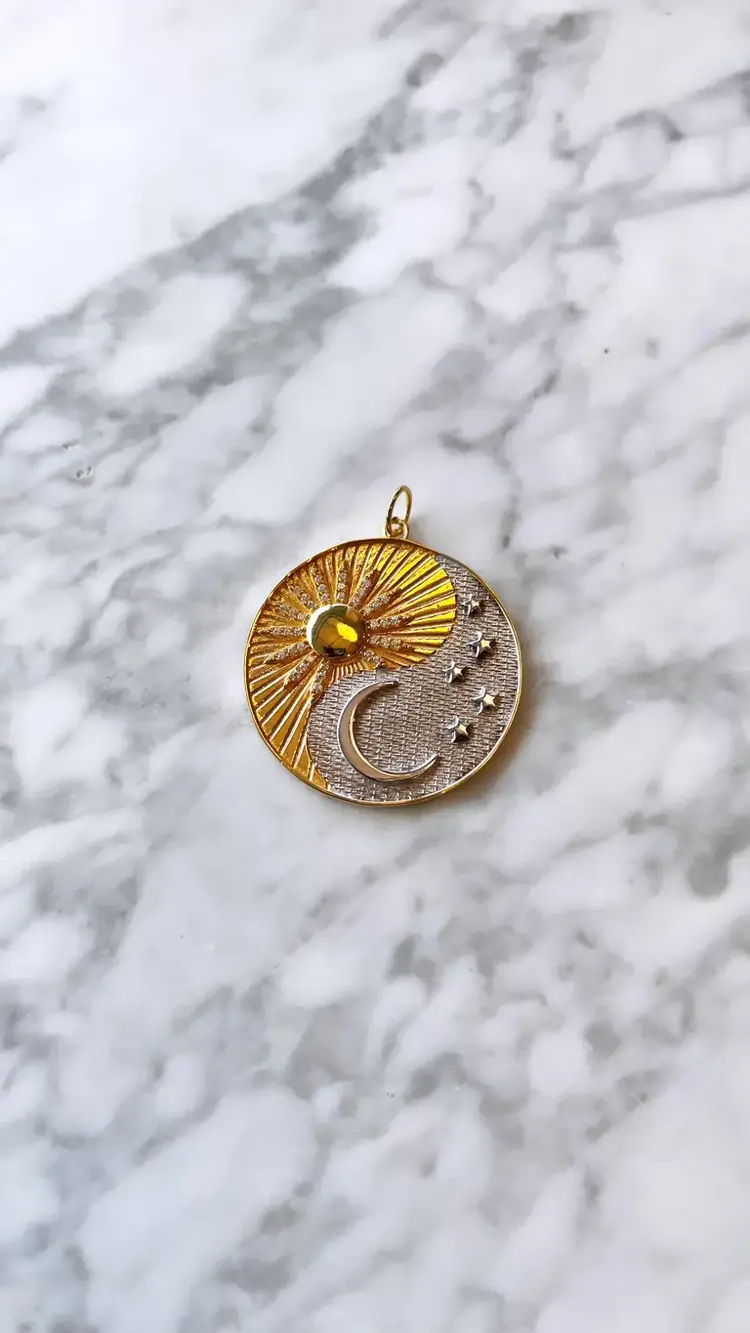Lunar Solar Talisman Charm