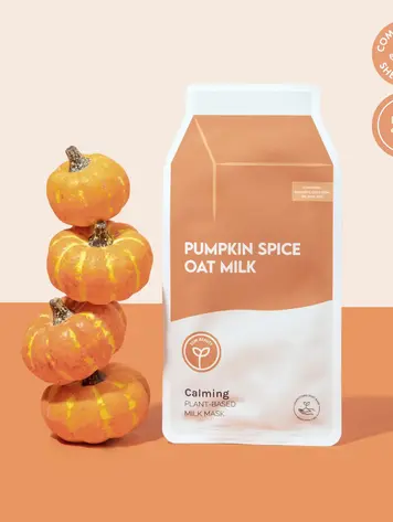 Pumpkin Spice Oat Milk Calming Plant-Based Milk Mask