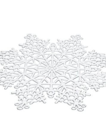 Silver Snowflake Placemat