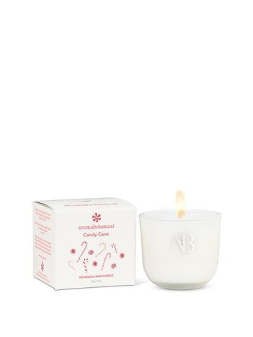 Candy Cane Mini Candle