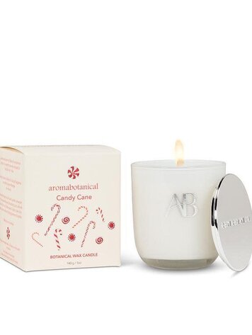 Candy Cane Small Candle